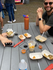 Everyone had a favorite: “Crab Rangoon” and “Mango Sticky Rice” … were the favorites at this table.